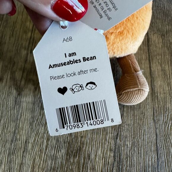 Jellycat Bean NEW! Amuseables FAST SHIP - Picture 6 of 6